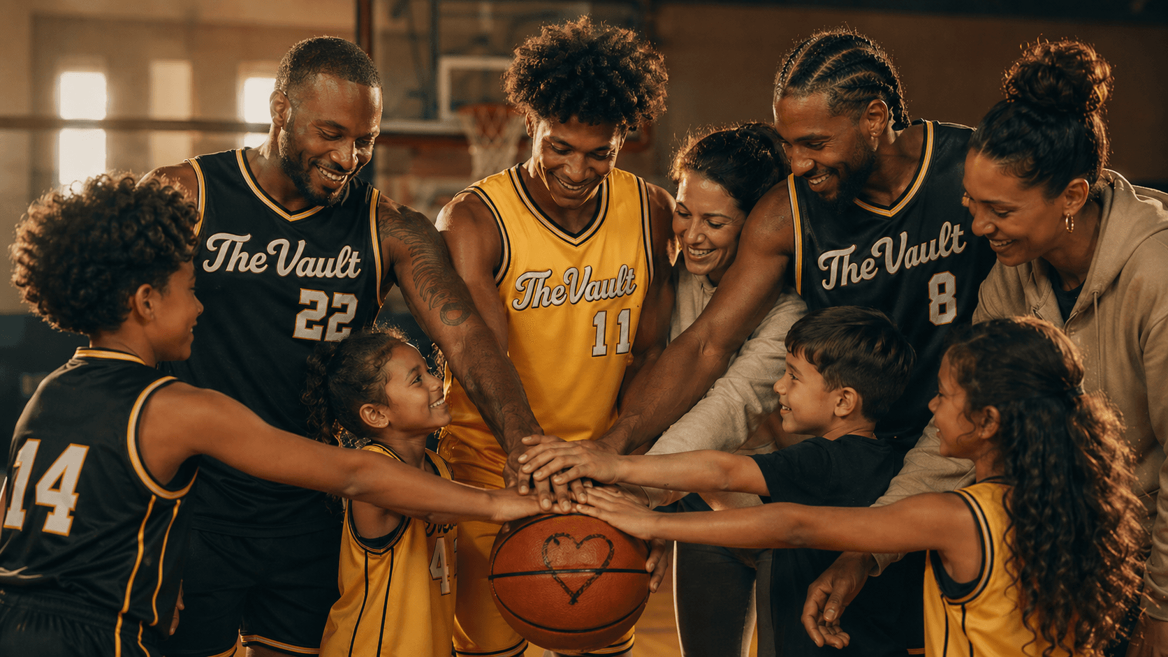 The Vault community huddle